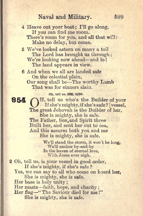 Salvation Army Songs page 599
