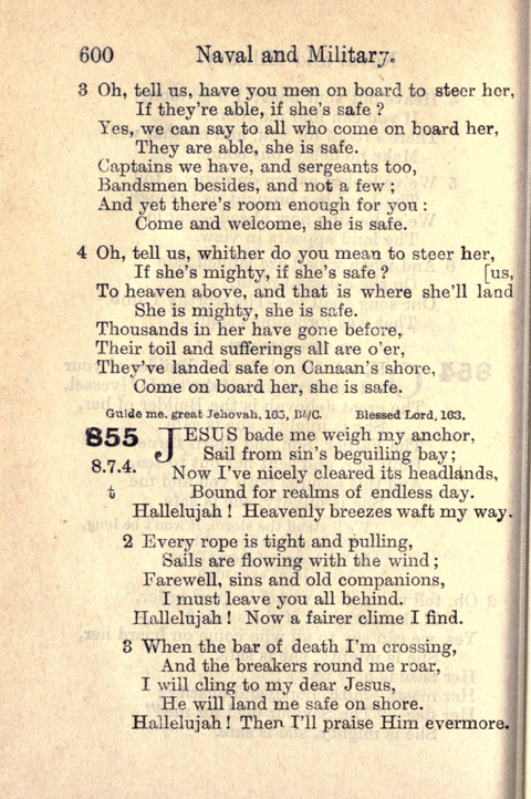 Salvation Army Songs page 600