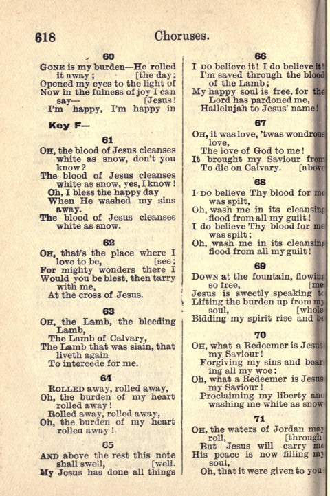 Salvation Army Songs page 618