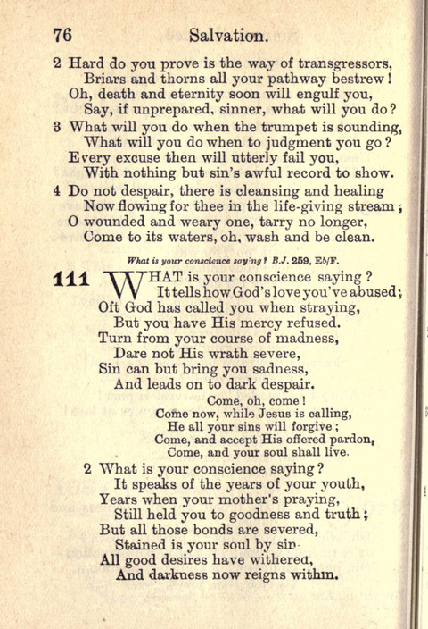 Salvation Army Songs page 76