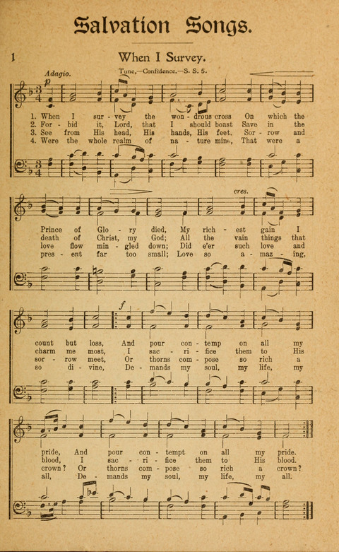 The Salvation Army Songs and Music page 1