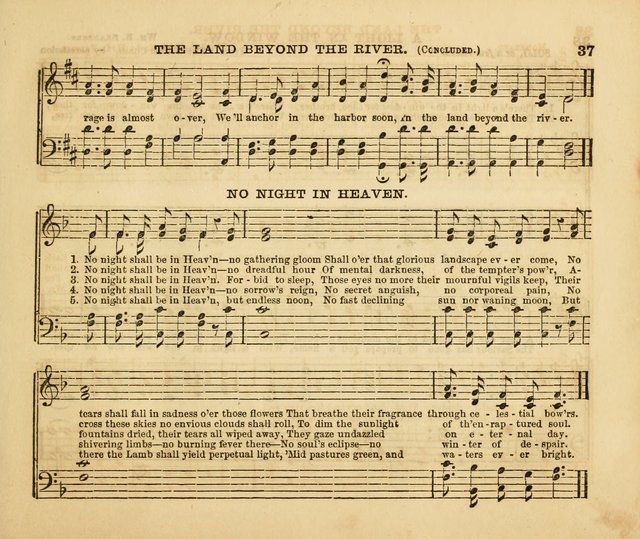 The Silver Chime: a cluster of Sabbath school melodies, tunes, sentences, chants, etc., for the use of children and teachers in their school exercises, devotions, and recreations, to which is added... page 35