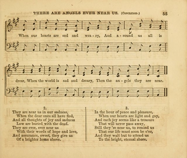 The Silver Chime: a cluster of Sabbath school melodies, tunes, sentences, chants, etc., for the use of children and teachers in their school exercises, devotions, and recreations, to which is added... page 53