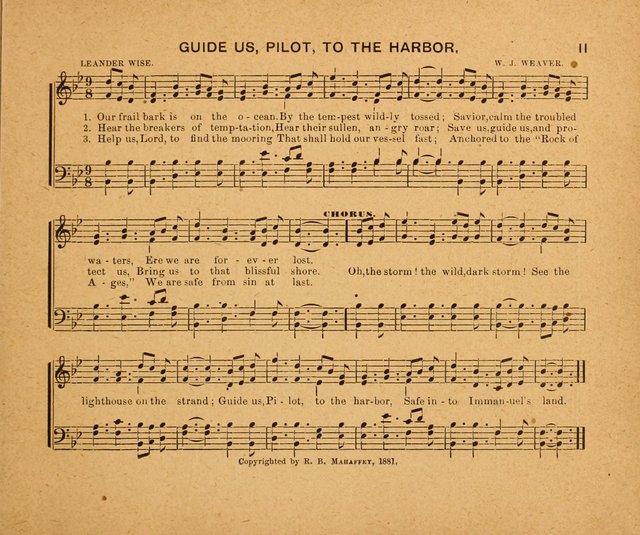Sabbath Carols: a compilation of original, new, and beautiful music specially adapted for the Sabbath School (also an excellent book for Praise Meetings, Social Gatherings, and the Home Circle) page 11