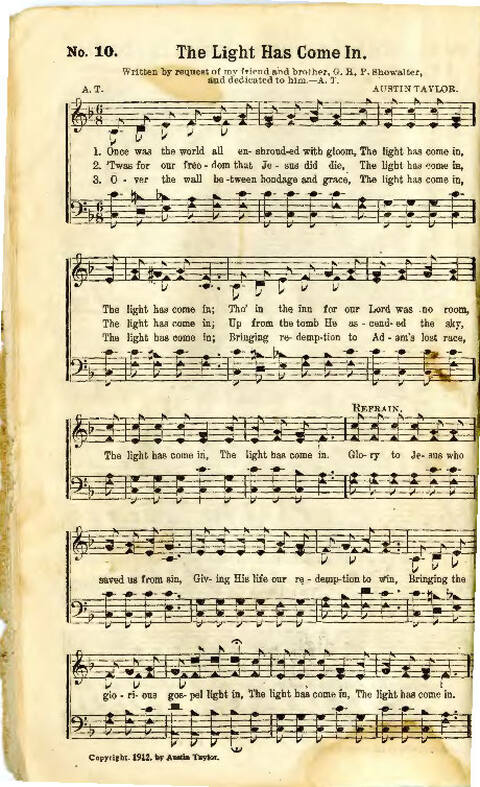 Song Crown: a new compilation of sweet gospel songs page 10