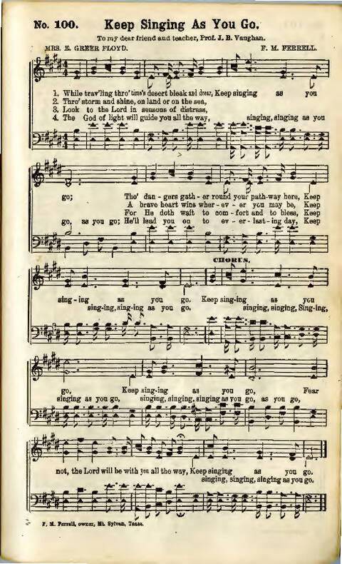 Song Crown: a new compilation of sweet gospel songs page 103