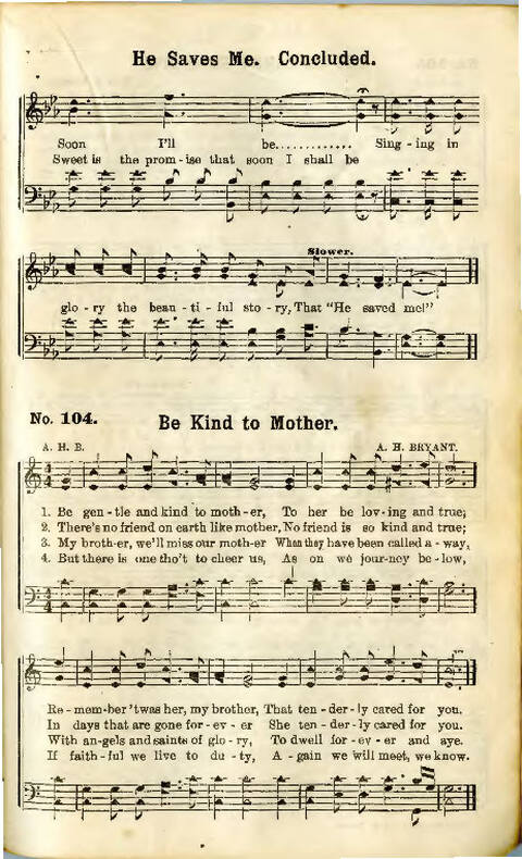 Song Crown: a new compilation of sweet gospel songs page 107