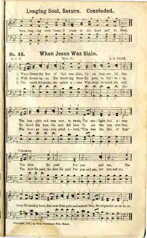 Song Crown: a new compilation of sweet gospel songs page 15