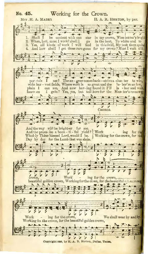 Song Crown: a new compilation of sweet gospel songs page 46