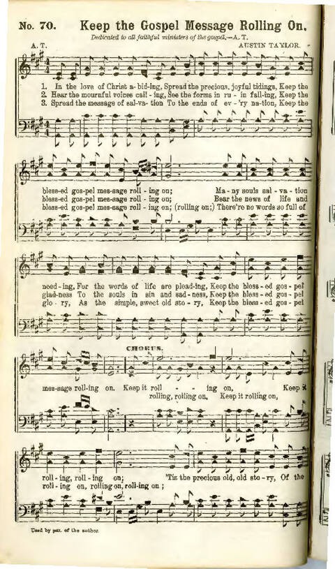 Song Crown: a new compilation of sweet gospel songs page 72