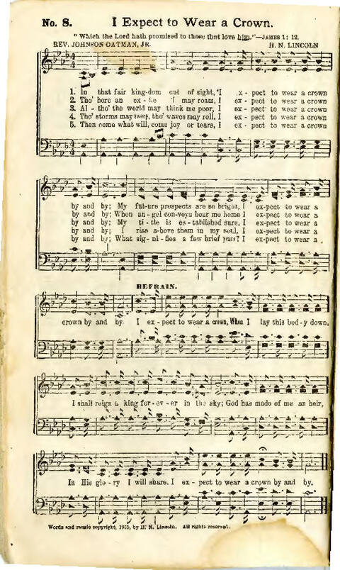 Song Crown: a new compilation of sweet gospel songs page 8