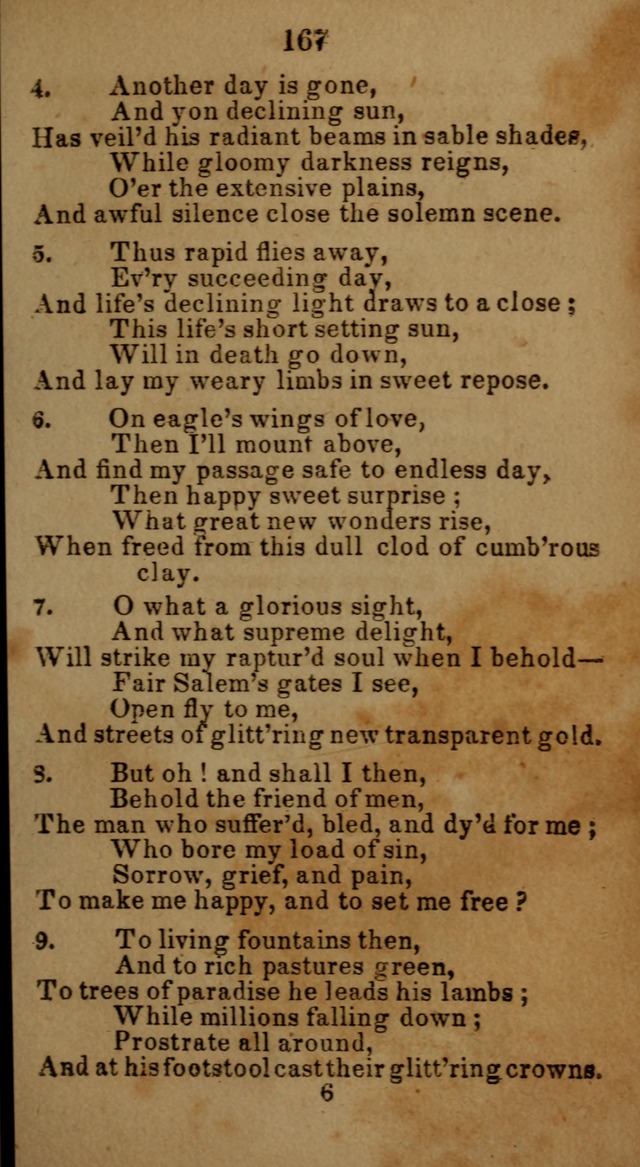 Social and Camp-meeting Songs, for the Pious (9th ed. enl.) page 167