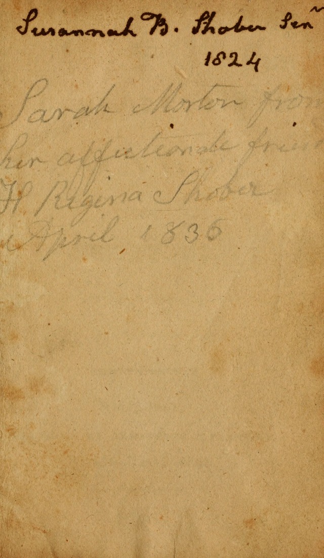 Social and Campmeeting Songs For the Pious (4th ed.) page v