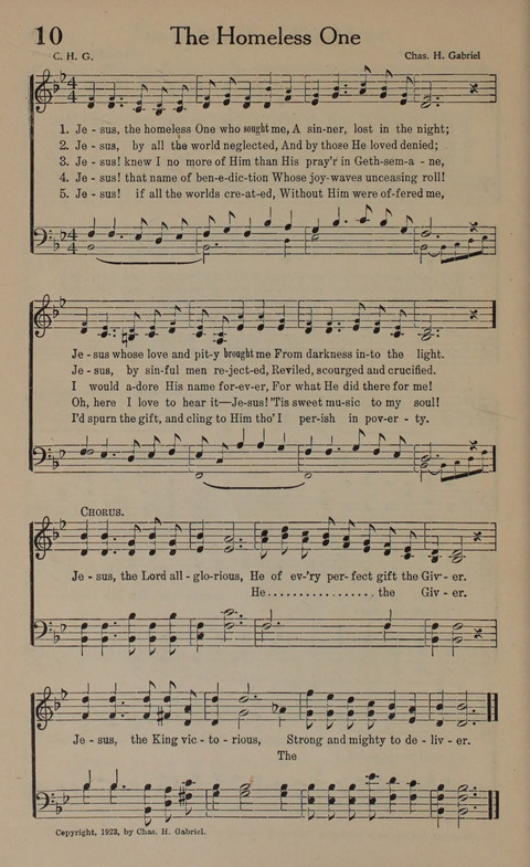 Songs of Conquest: for Use in Public Worship, Prayer Services, Camp Meetings, Evangelistic Campaigns, Young People