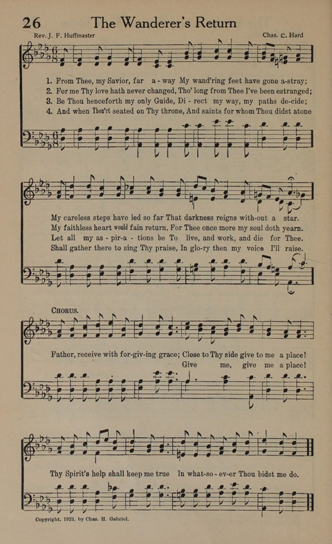 Songs of Conquest: for Use in Public Worship, Prayer Services, Camp Meetings, Evangelistic Campaigns, Young People