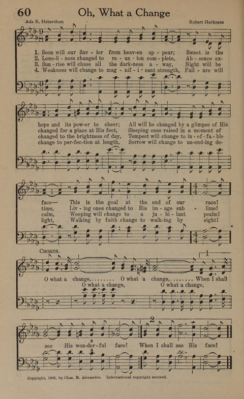 Songs of Conquest: for Use in Public Worship, Prayer Services, Camp Meetings, Evangelistic Campaigns, Young People