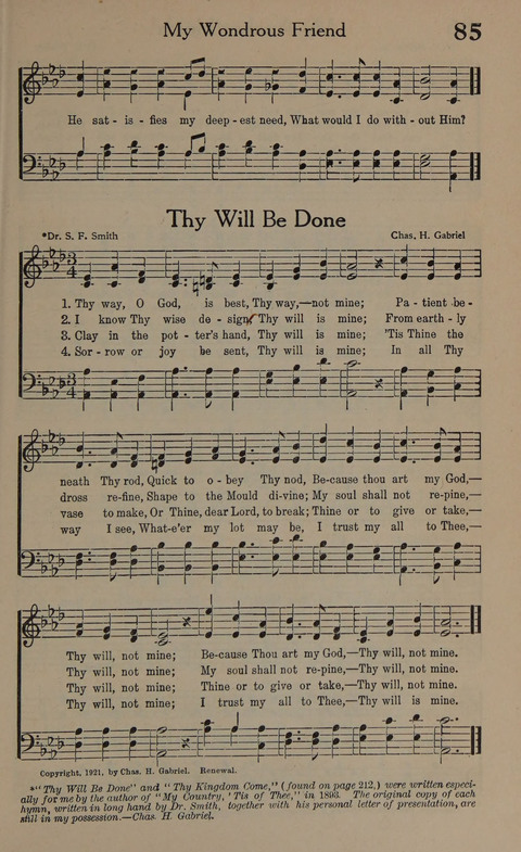 Songs of Conquest: for Use in Public Worship, Prayer Services, Camp Meetings, Evangelistic Campaigns, Young People