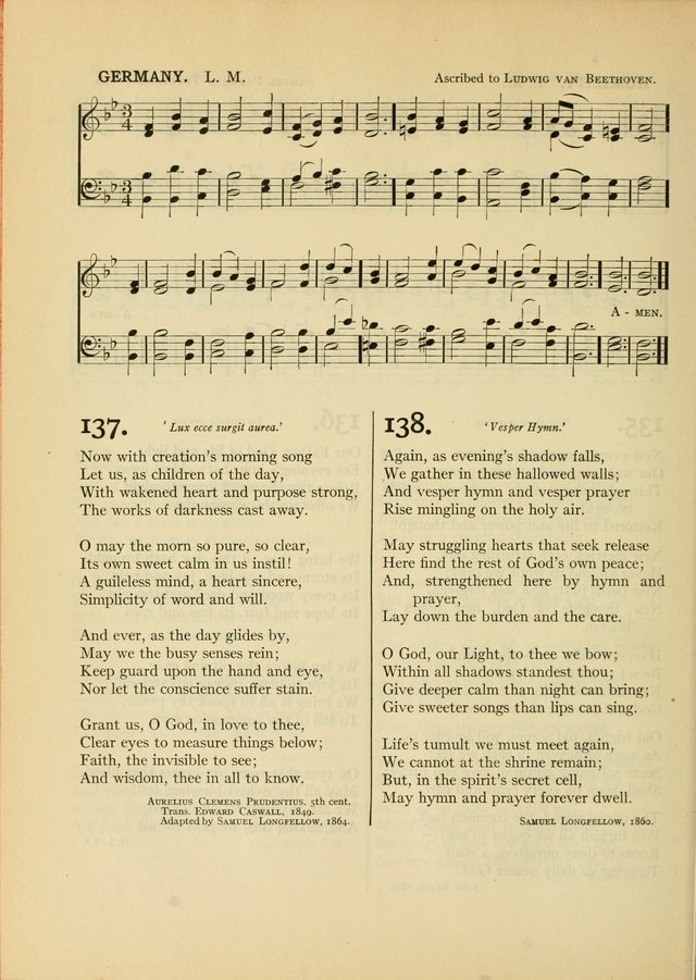 Services for Congregational Worship. The New Hymn and Tune Book page 182