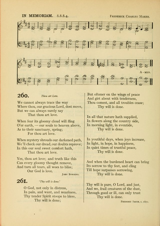 Services for Congregational Worship. The New Hymn and Tune Book page 274