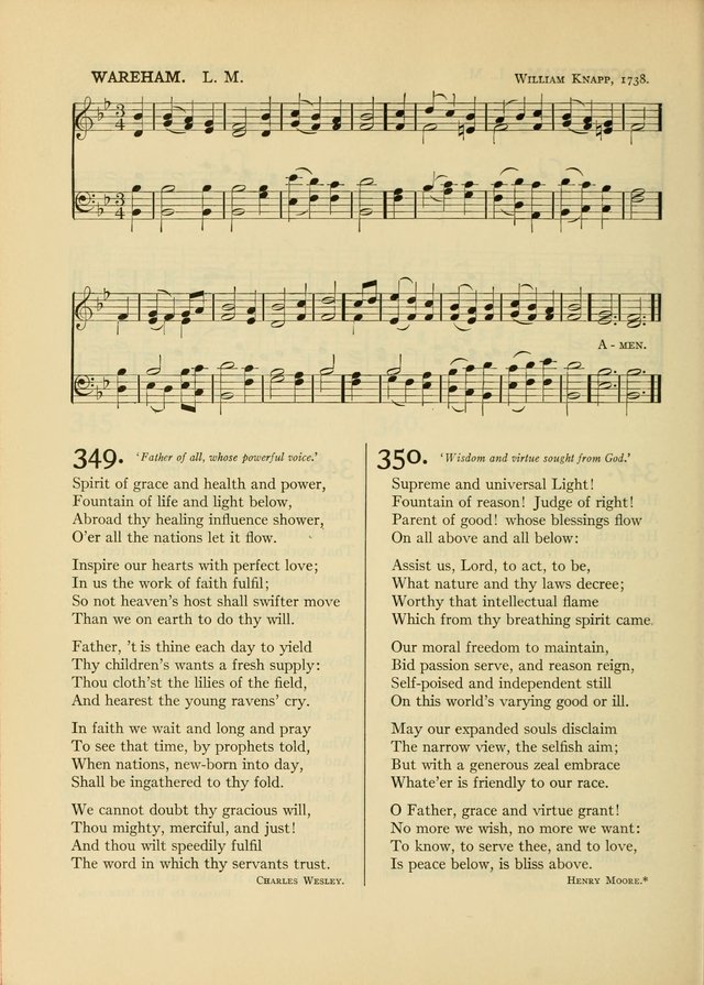 Services for Congregational Worship. The New Hymn and Tune Book page 338
