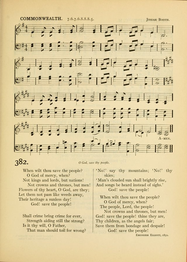 Services for Congregational Worship. The New Hymn and Tune Book page 359