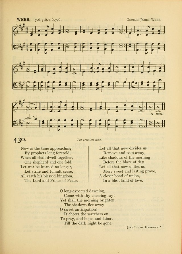 Services for Congregational Worship. The New Hymn and Tune Book page 395
