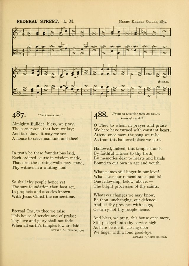 Services for Congregational Worship. The New Hymn and Tune Book page 435