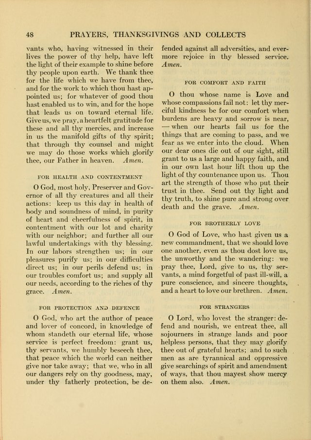 Services for Congregational Worship. The New Hymn and Tune Book page 48