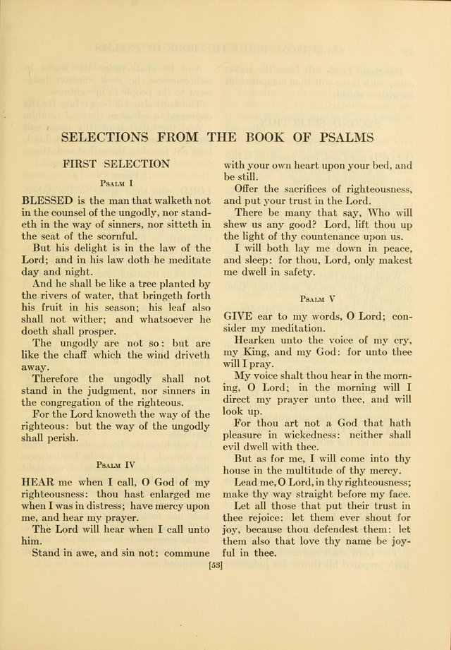 Services for Congregational Worship. The New Hymn and Tune Book page 53