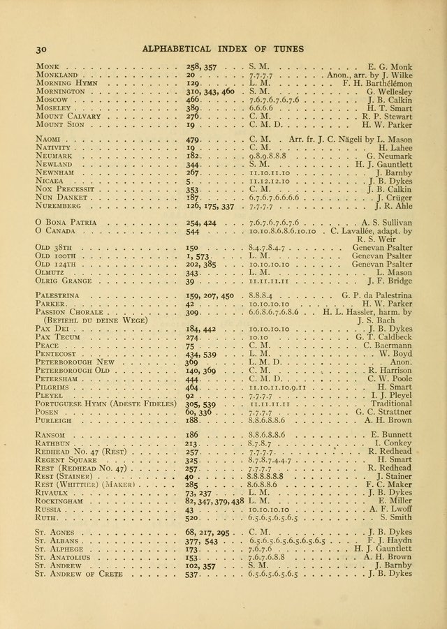 Services for Congregational Worship. The New Hymn and Tune Book page 538