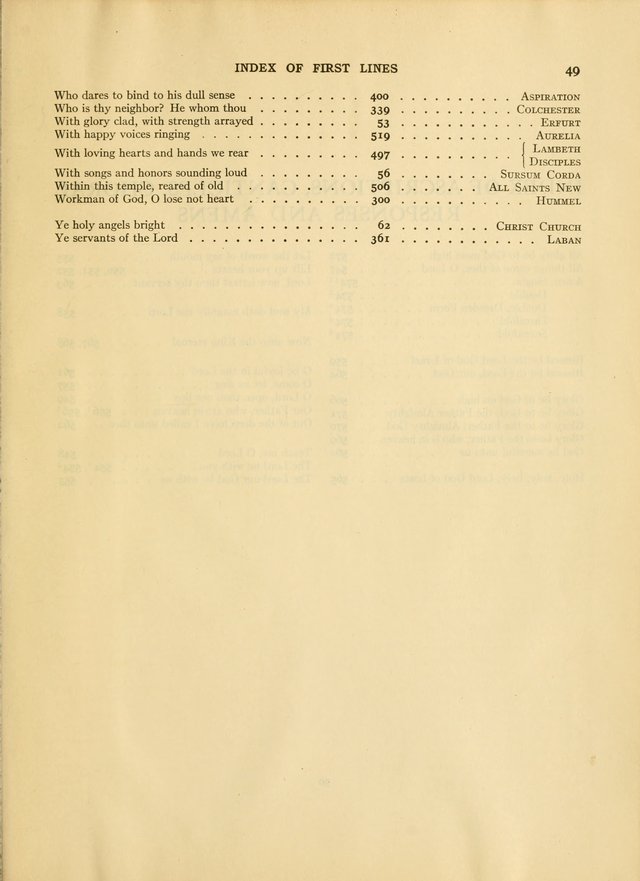 Services for Congregational Worship. The New Hymn and Tune Book page 557