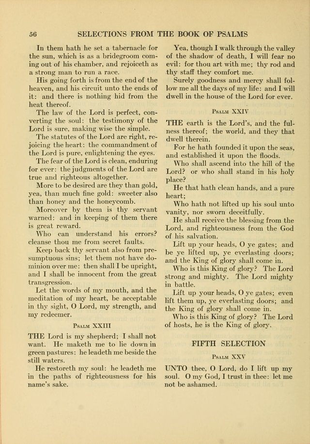 Services for Congregational Worship. The New Hymn and Tune Book page 56