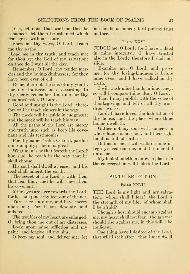 Services for Congregational Worship. The New Hymn and Tune Book page 57