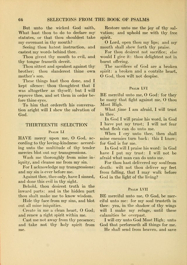 Services for Congregational Worship. The New Hymn and Tune Book page 64
