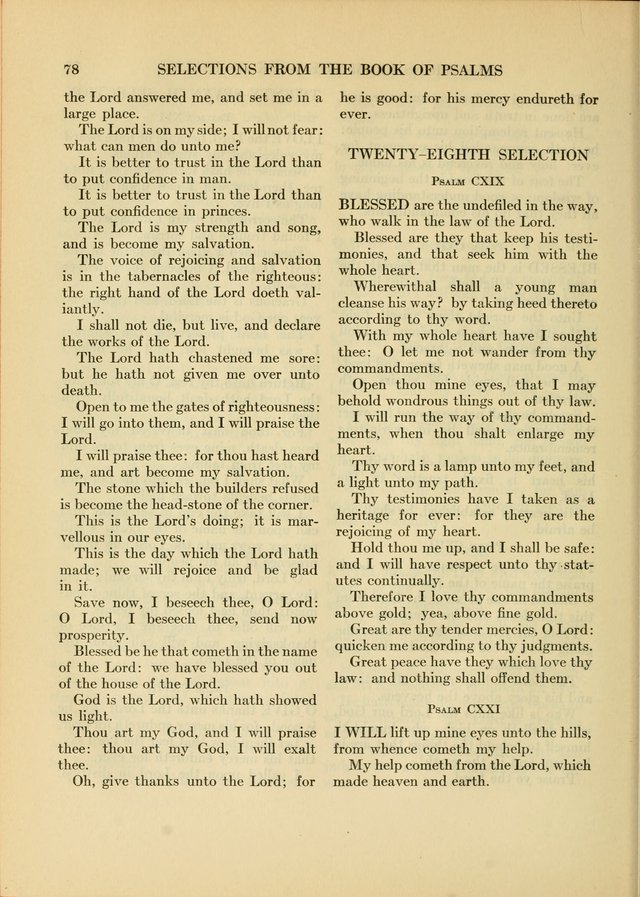 Services for Congregational Worship. The New Hymn and Tune Book page 78