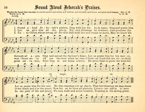 Sparkling Diamonds: a collection of new music for Sabbath School, gospel meetings, and the home circle page 10