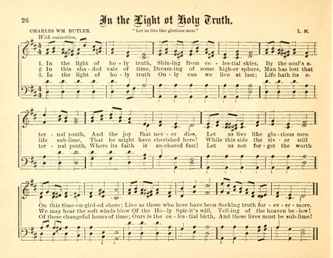 Sparkling Diamonds: a collection of new music for Sabbath School, gospel meetings, and the home circle page 26