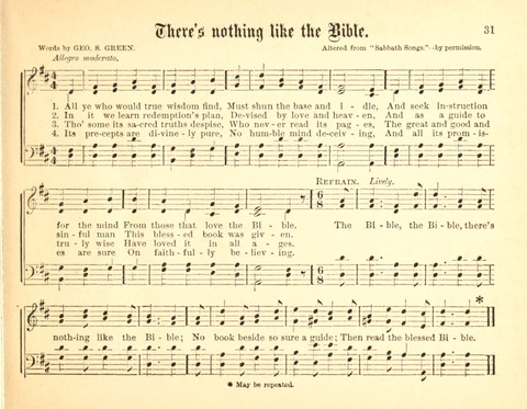 Sparkling Diamonds: a collection of new music for Sabbath School, gospel meetings, and the home circle page 31