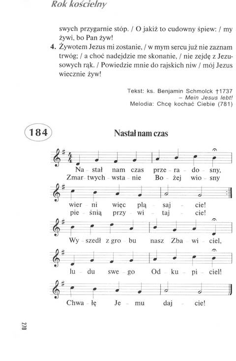Śpiewnik Ewangelicki: Codzienna modlitwa, pieśń, medytacja, nabożeństwo page 264