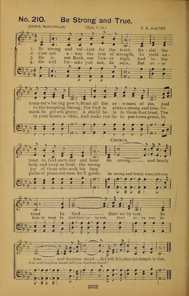 Songs of the Evening Light: for Sunday schools, missionary and revival meetings and gospel work in general page 202