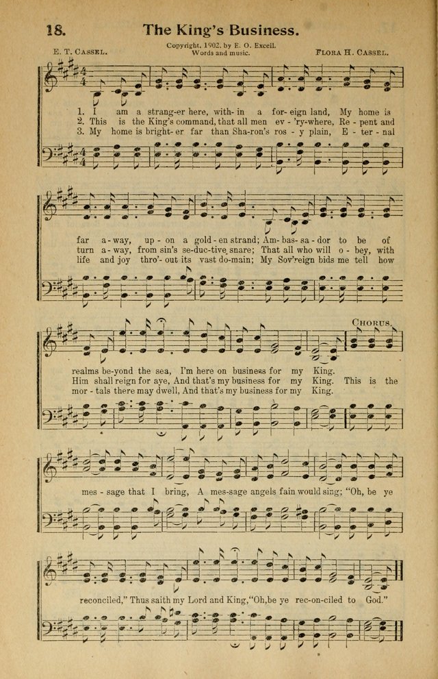 Songs of Evangelism: for revival and evangelistic services; Bible schools, young people