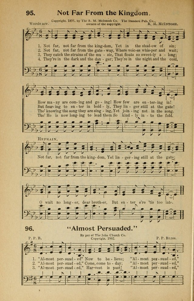 Songs of Evangelism: for revival and evangelistic services; Bible schools, young people