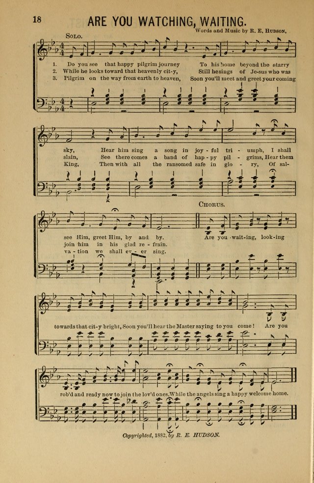 Salvation Echoes: for Sabbath School, Gospel, Prayer and Praise Meetings page 18