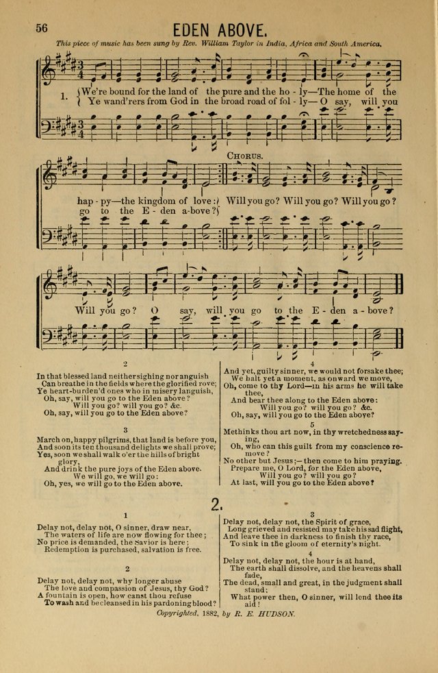 Salvation Echoes: for Sabbath School, Gospel, Prayer and Praise Meetings page 56
