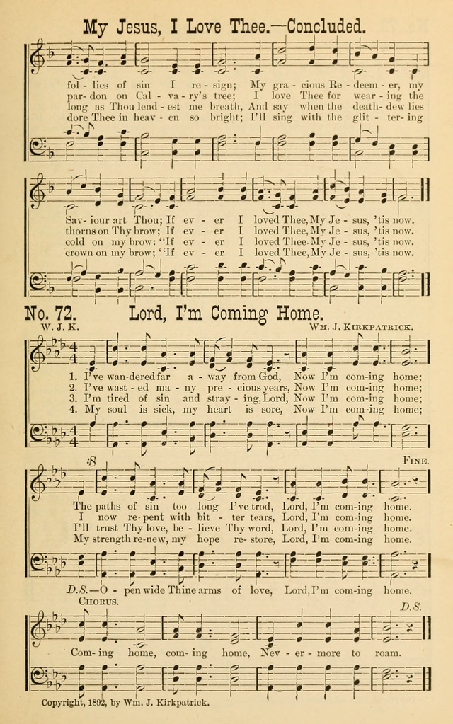 Songs of Faith and Hope Number 2 page 70