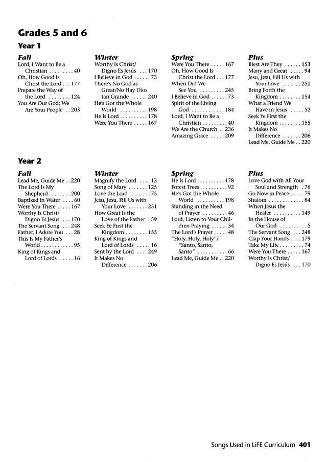 Songs for Life page 382