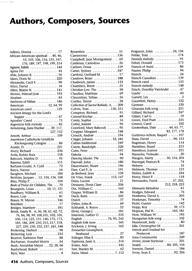 Songs for Life page 397