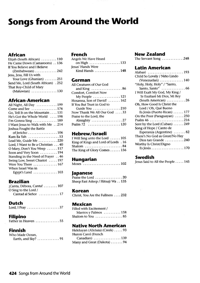 Songs for Life page 405
