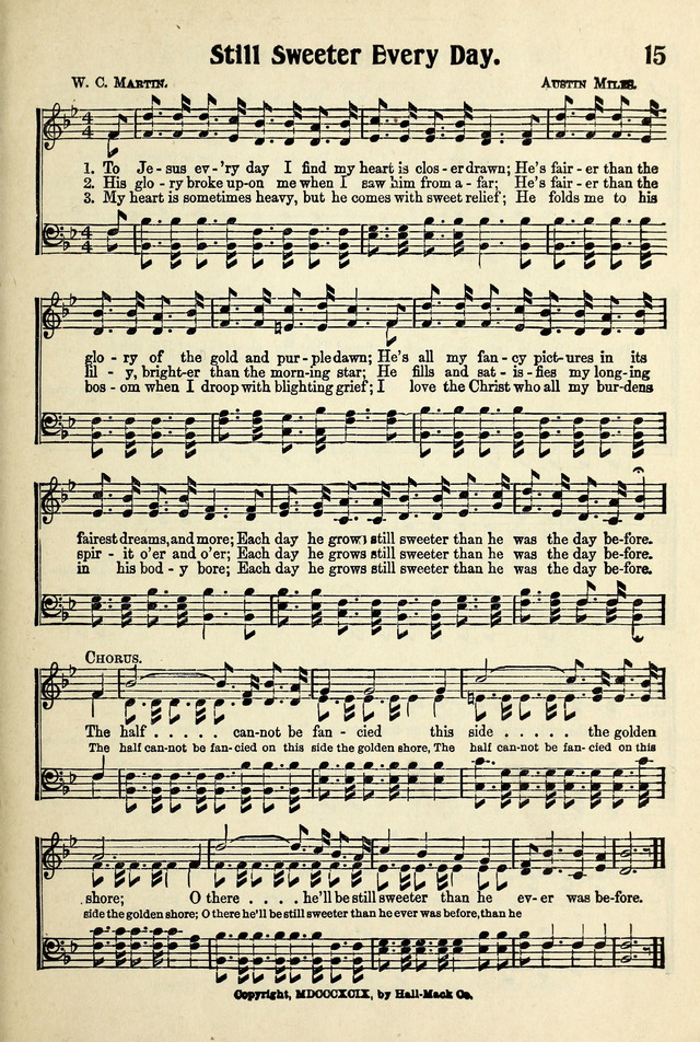 Songs of Faith and Triumph 1, 2 and 3 Combined: Tryout Edition page 15