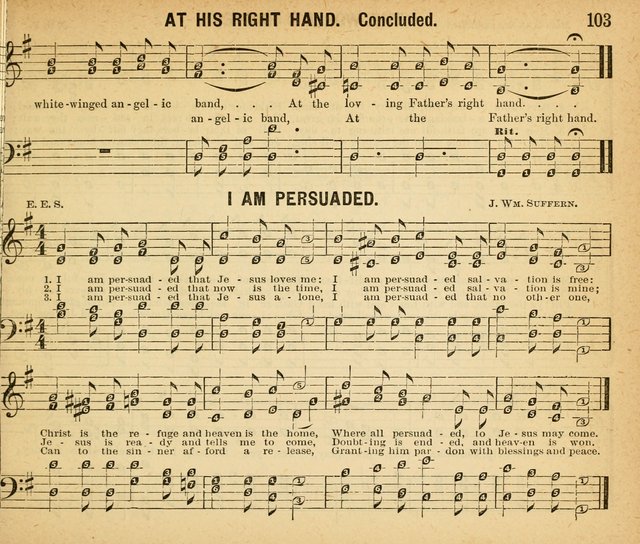 Songs of Gratitude: a Collection of New Songs for Sunday Schools and  worshiping assemblies     Worshiping Assemblies page 103